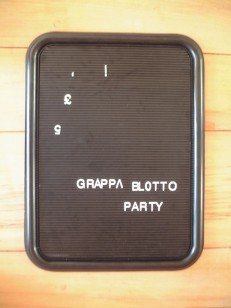 grappa blotto party