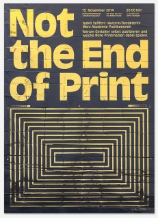 Not the End of Print
