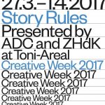 Creative Week 2017: Story Rules [Titelplakat]
