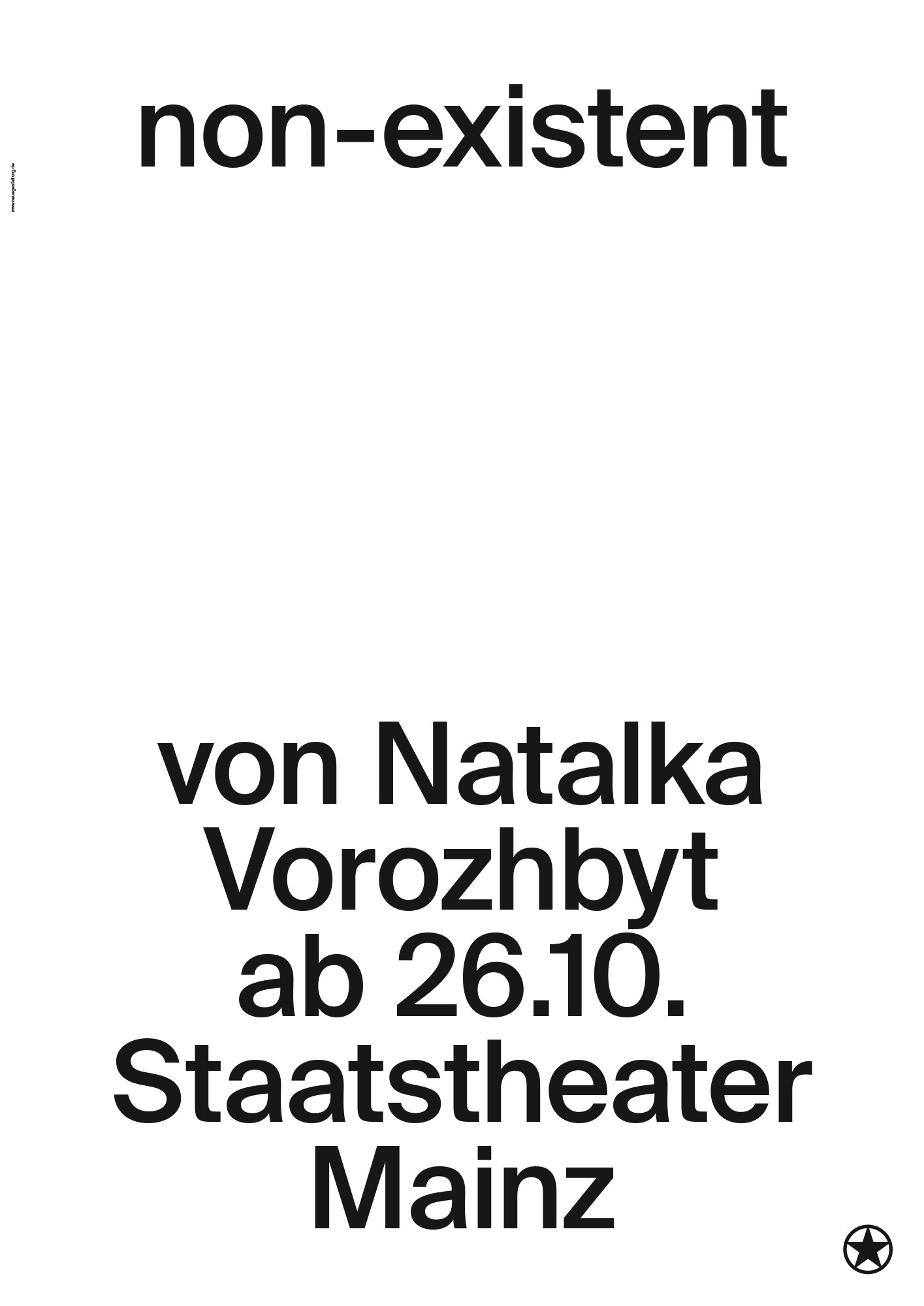 Staatstheater Mainz – non-existent — Neue Gestaltung