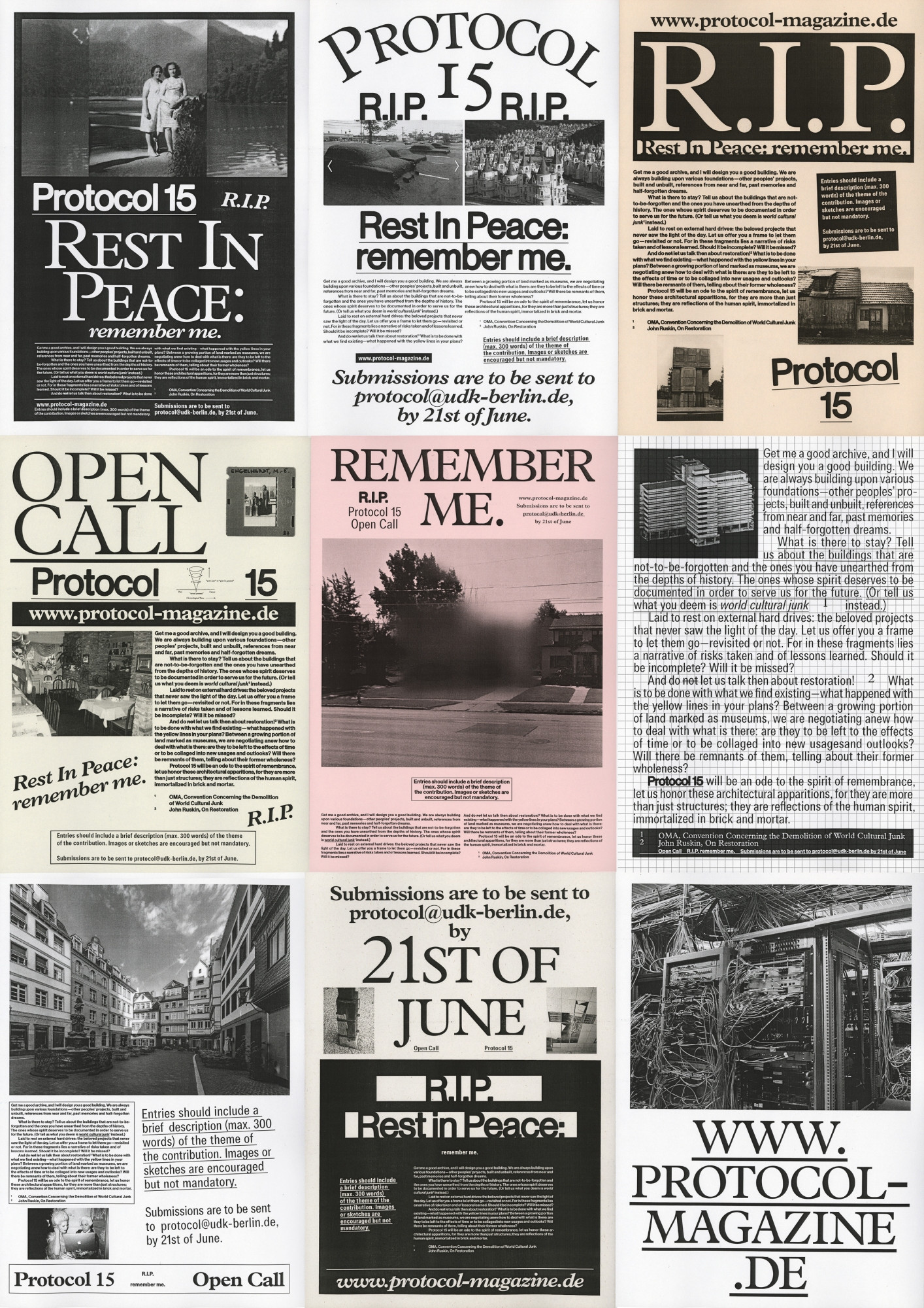 Open Call: Protocol 15 — Béla Machemer, Eli Zaza Moysiopoulou, Nora Veismann, Konstantin Wagner, Gerrit Ludwig