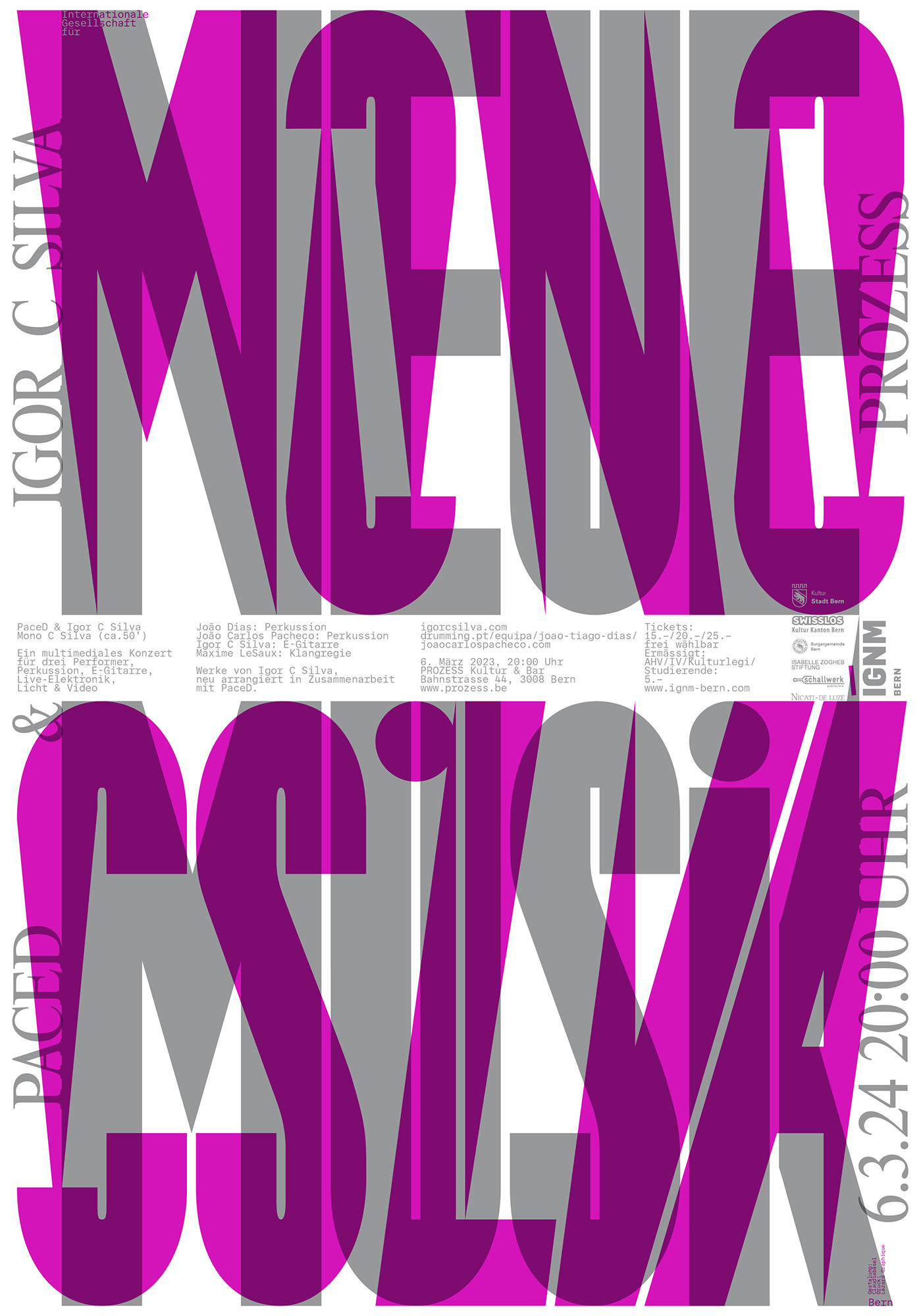 Neue Musik – Mono C Silva — Claudiabasel Grafik + Interaktion