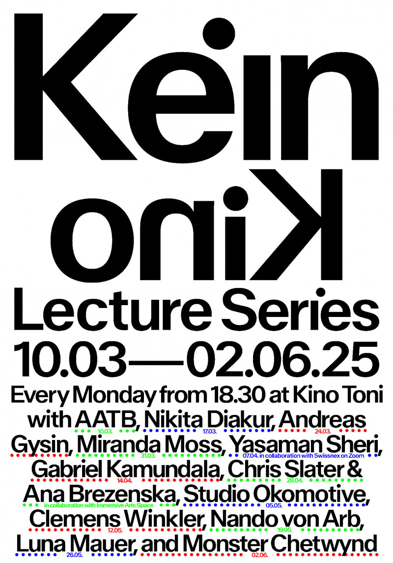 Kein Kino Lecture Series FS25 — Abhash Mittal